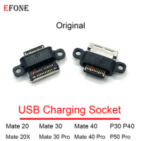 2-10PCS For Huawei Mate 20 20X 30 40 P30 P40 P50 Pro USB Charging Port Dock Plug Connector Socket