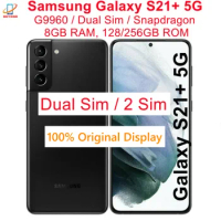 Samsung Galaxy S21 Plus S21+ 5G Dual Sim G9960 6.7" ROM 128/256GB RAM 8GB Snapdragon NFC Original 5G Android Cell Phone