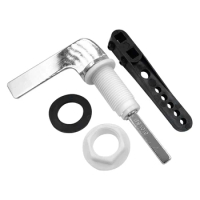 Home Fitting Lever Universal Zinc Alloy Modern Toilet Flush Handle Cistern For Tank Replacement Parts Durable Bathroom