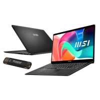 256G固態行動碟★【MSI 微星】15吋i3商用效能筆電(Modern 15/i3-1315U/8G/512G SSD/Win11/F13MG-049TW)