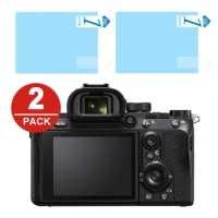 2x LCD Screen Protector Protection Film for Sony A7 II III A7S A7R IV A99 A9 A6300 A6000 A5000 A6400 NEX-7/6/5/3N/C3 A33 A35 A55