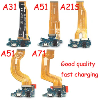 10PCS USB Charging Port Dock Board Connector Main Motherboard Flex Cable For Samsung Galaxy A21 A31 A41 A51 A71 A21S A22 A32
