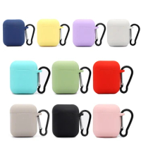 Origin Soft Silicone For Apple Airpods 1/2 Protective Case Bluetooth Wireless Earphone Cover Apple air pods 2 Charging Box case