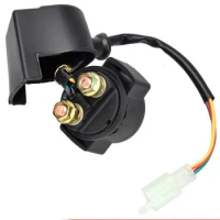 2-Pin Motorcycle Electrical Starter For GY6 50cc 70cc 90cc 110cc 125cc 150cc 200cc 250cc ATV,Moped Go-Kart Solenoid Relay Switch