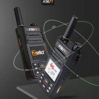KSUT Zello Walkie Talkie 4g Network Cell Phone Radio Long Range 100 Miles GPS Professional POC Walkie Talkie WIFI KSW-ZL18