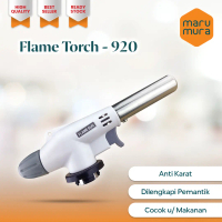 Marumura Flame Torch - 920 | Portable Gas Torch | Flame Gun Brass + Hi Cook
