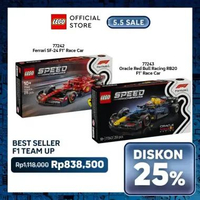 Best Seller Bundle - LEGO Speed Champions 77242 Ferrari SF-24 F1 Race Car + LEGO Speed Champions 772