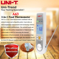 UNI-T 2-in-1 food thermometer A63/contact and non-contact infrared thermometer/kitchen cold chain temperature measurement