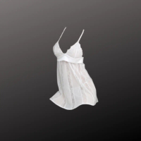 Baju Tidur Set + CD Renda Transparan Nightie 1124 Atasan Panjang Wanita Lingerie