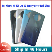 For Xiaomi Mi 10T Lite 5G Battery Cover Back Glass Panel Rear Door Case Repair parts For Xiaomi Mi 10T Lite Battery cover
