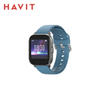 HAVIT M93 Smart Watch Touch Screen Sport Fitness Watch IP67 Waterproof Bluetooth Calls Sleep Monitoring Bracelet For Android Ios