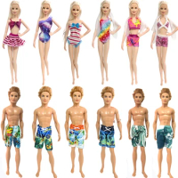 Fashion Pants Daily Casual Shorts Clothes For Ken Doll Sex Swimsuit Summer Swimming Clothes For Barbie Doll Accessories JJ
