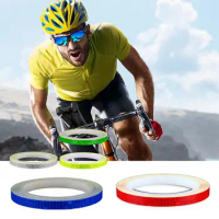 Reflective Sticker Safety Warning Tape High Visibility Safety Waterproof For Cycling Safety Bicycle Wheel Decor Accessories