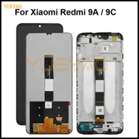 Display For Xiaomi Redmi 9A Lcd Display Touch Screen for Xiaomi Redmi 9A 9C LCD M2006C3LG Display With Frame Replacement Parts