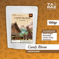 Taraz Roastery Kopi Arabika House Blend Candy Bloom Gayo Toraja 200gr - Biji Kopi / Kopi Bubuk Speci