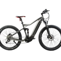 Mid Drive Mountain Ebike 27.5 Inch Hidden Battery Full Suspension Electric Bicycle 500W Electric Bike Electric Hybrid Bike