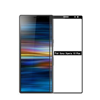 美特柏 SONY索尼 Xperia 10 plus /Xperia 1滿版彩色全屏鋼化玻璃膜 全覆蓋鋼化膜