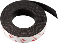 Adhesive Magnetic Tape 1 Inch x 20 Feet Flexible Magnetic Strips with 3M Adhesive Backing Magnet Tap