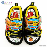 【童鞋城堡】可愛漢堡車造型涼鞋 Tomica多美汽車(TM3600-黑)