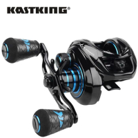 KastKing Crixus ArmorX Baitcasting Fishing Reel 9+1 Ball Bearings 7.2:1 High Gear Ratio 8kg Drag Aluminum Frame Fishing Wheel
