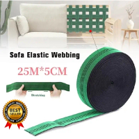 [Per Roll 25 Meter] Webbing Sofa Karet Sofa Jok Kasur Tali Webbing Elastis