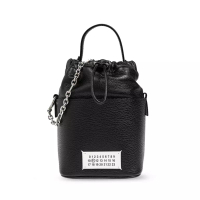 Maison Margiela [12.12 Dealcember] 5AC Small Bucket Bag Grained Leather Black