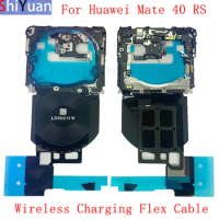 Wireless Charging Chip NFC Antenna with Main Board Cover For Huawei Mate 40 RS Wireless Flex Cable Replacement Parts