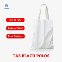 Tote Bag Blacu Polos Size 25x35 Tas Blacu Decoupage Bisa Dilukis Ecoprint Bahan Tebal