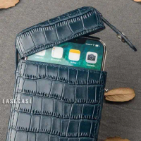A4 Custom-Made Genuine Leather Holder Case for Apple iPhone X XS
