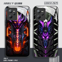 Sarung Telefon, Sarung untuk OPPO REALME NARZO 50iA30A20A10A Pro, Kaca Gelap Mekanikal Mewah, Kalis 