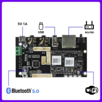 New Up2Stream Pro V3 Bluetooth Audio Receiver board Bluetooth 5.0 Wireless Stereo Music Module Multiroom DIY WIFI Audio Board
