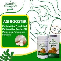 Kandin Fenugreek ASI Booster 60 Kapsul Meningkatkan Produksi ASI 4,44g Trigonella feonum graceum Eks