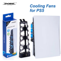 For PS5 Cooling Fan PS5 Console Cooler Fans with LED Indicator for Sony Playstation 5 Console Cooling Cooler