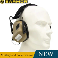 EARMOR New Military and Police Tactical Headphones Active Shooting Earmuffs Airgun Shooting Hearing Protection Noise Headphones