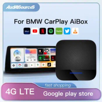CarPlay Ai Box Wireless Car Play Android Auto Adapter 4G SIM Card 8-core CPU Wifi GPS Connect Streaming Box TV For BMW
