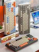雙模藍牙2.4G無線鍵盤鼠標套裝游戲辦公可充電筆記本電腦鍵鼠87鍵-樂購