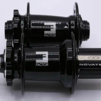 Novatec Factor XD601-602SB boost 28hole MTB Disc Black Hub Set 120 cilck sound