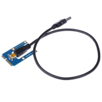 USB 3.0 Mini PCI-E to PCIe PCI Express 1X to 16X Extender Riser Card Adapter Extension Cable for Bitcoin Miner Mining