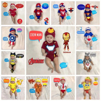 HARGA GROSIR ! JUMPSUIT KARAKTER BABY / BAJU BAYI / BAJU BABY / JUMPER BAYI / KOSTUM BAYI TERMURAH !
