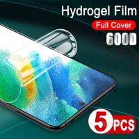 5pcs Soft Hydrogel Film For Samsung Galaxy S21 S22 S20 FE Ultra Plus 5G 4G S 22Ultra 21FE 21Ultra 22 Not Glass Screen Protector