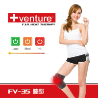 【+venture】速配鼎 USB行動遠紅外線熱敷墊 - 膝部【P1TL00A3GRA0000】
