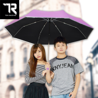 【TDN】超大傘面英爵反光黑膠自動傘超撥水自動開收傘B6115K_薰衣紫