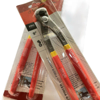 Fukuda Tools Gegep Catut 9\ Pro Series Tang Konstruksi Fleksibel dengan Gagang Fiber untuk Tukang Ba