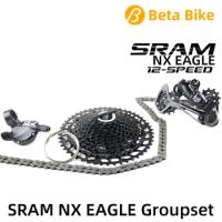 SRAM NX EAGLE 4 Kits Groupset 1x12 12v Speed 11-50T MTB Bike Trigger Shifter Rear Derailleur Chain NX EAGLE Cassette Freewheel