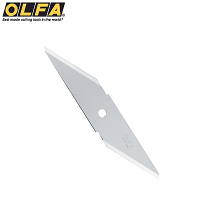 日本OLFA工藝刀刀片 尖尾刀替刃CKB-1(2入;高碳鋼;厚度1mm)適CK-1