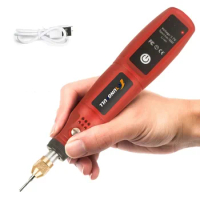 Wireless Mini Electric Drill USB Cordless Mini Drill Rotary Tool Woodworking Engraving Pen Dremel Tools for Jewelry Metal Glass