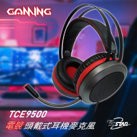 TCSTAR TCE9500RD 電競頭戴式耳機麥克風 黑紅