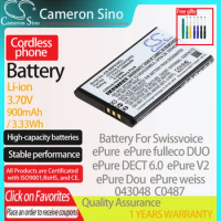 CameronSino Battery for Swissvoice ePure fulleco DUO ePure DECT 6.0 ePure TAM DECT fits Swissvoice 043048 Cordless phone Battery