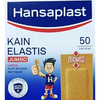 Plester hansaplast 100pcs / hansaplast strip 100pcs / hansaplast jumbo jumbo