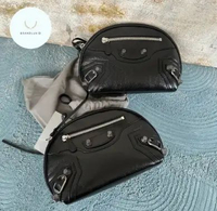 Balenciaga Cagole Pouch Black Rhw